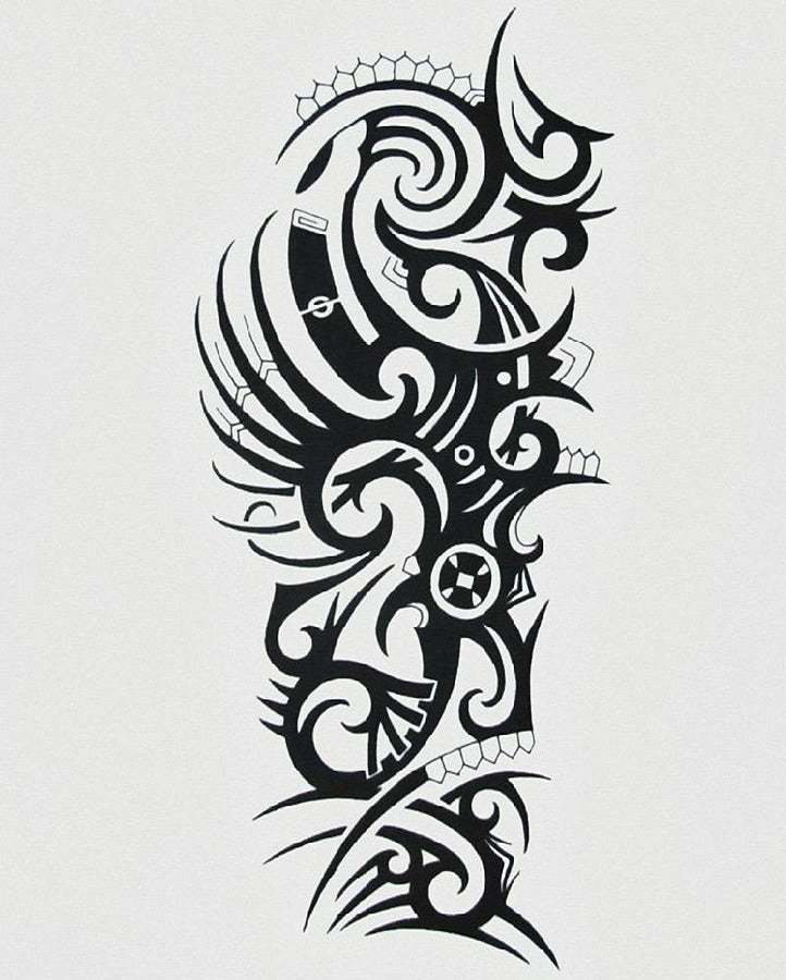 Tribal Design Temporary Tattoo