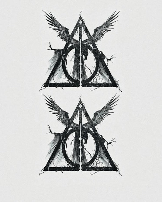 Deathly Hallows Temporary Tattoo