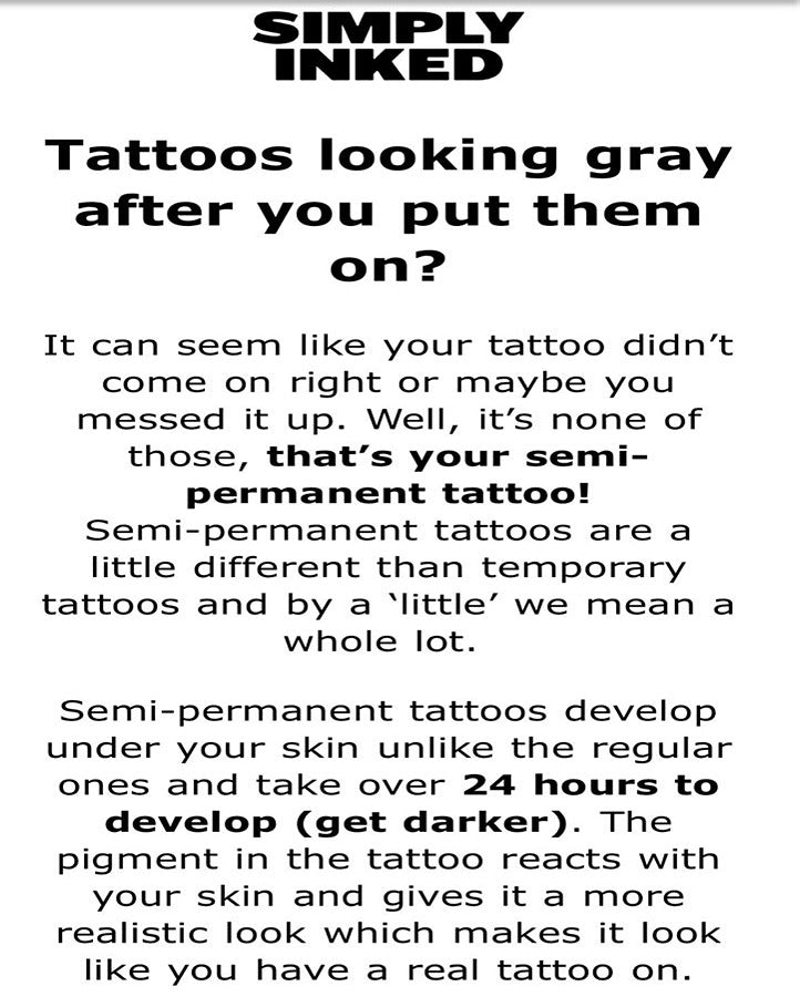 Minimalist 9 Semi-Permanent Tattoo Bundle