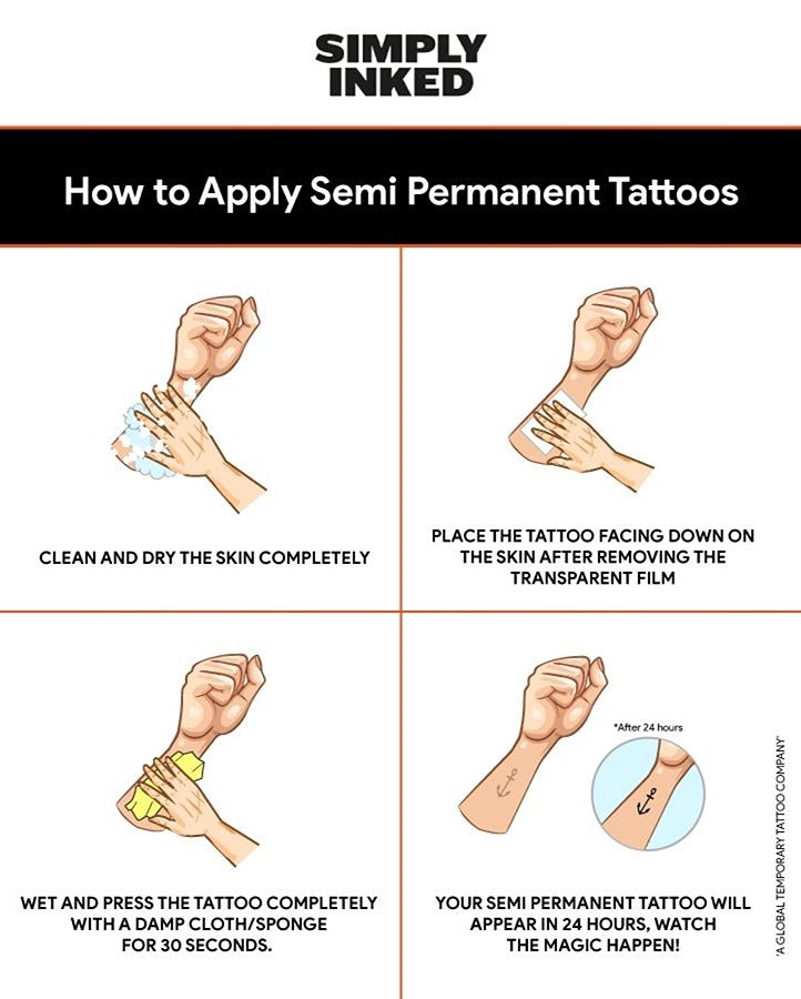 Keep Kalm Semi Permanent Tattoo