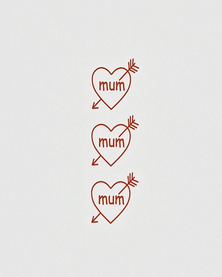 NEW Mum Temporary Tattoo