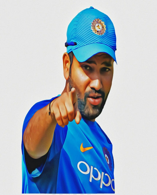 Rohit Sharma Temporary Tattoo