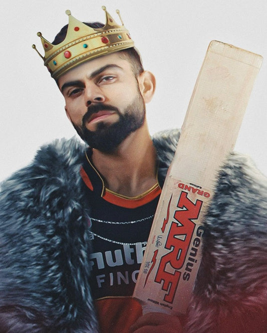 King Virat Kohli Temporary Tattoo